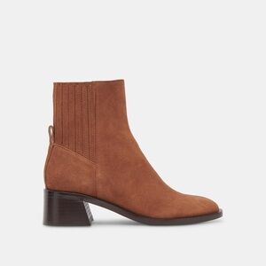 Brown Suede Ankle Boots